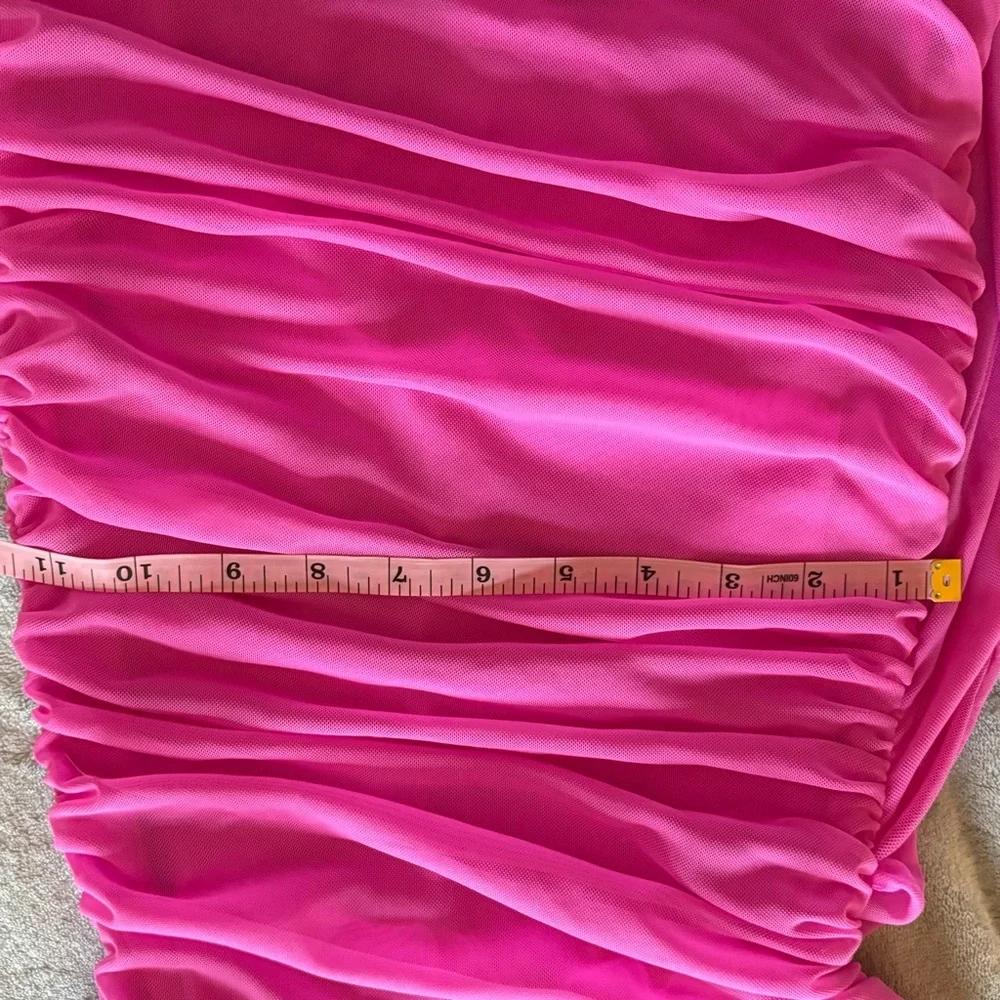 Blashe Pink Ruched Mini Dress - Picture 5 of 8